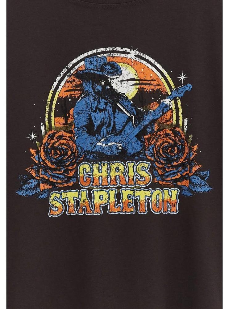 Music Chris Stapleton Shirt Black Short Sleeve Cotton Unisex Shirt Unisex T-Shirt