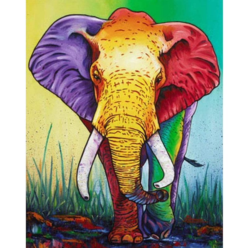 Картина маслом DIY 5D алмазная живопись полный круглый набор для вышивки крестом из смолы мультфильм животных Алмазная вышивка мозаика подарок ручной работы