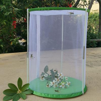 Мини-теплица для бабочек Yousheng Butterfly Habitat для внутреннего и наружного наблюдения, прочная многоразовая цилиндрическая клетка с видимой сеткой