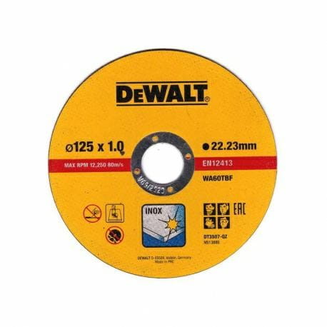 Dewalt Metal Disc 125X1.0Mm /10Pcs.