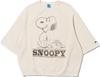 Свитшот с коротким рукавом с коротким рукавом PEANUTS Snoopy SNOOPY Коллаборационная вещь Унисекс Snoopy [Fruit Loom] S/S