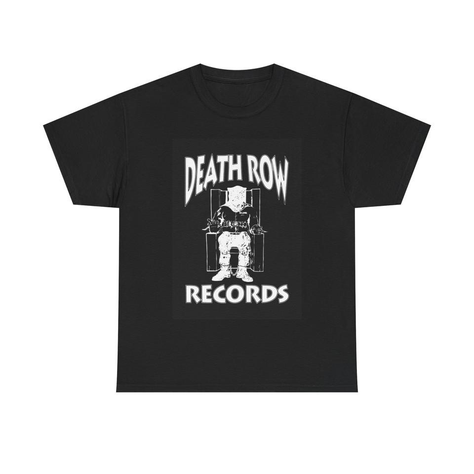 Футболка Death Row HIP HOP RAP Винтажная Унисекс черная Футболка Унисекс