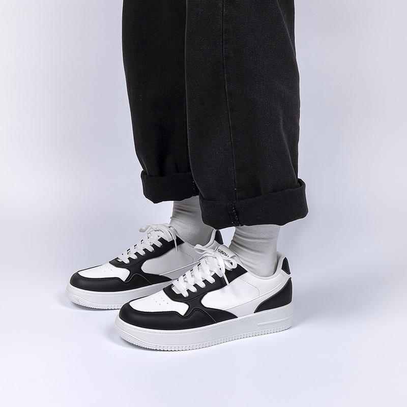 Global Thick Baseplate Shoes Men's ZHQ-HY958 Spring Men's Shoes Trend Versatile Casual Breathable Comfortable Low-top Board Shoes