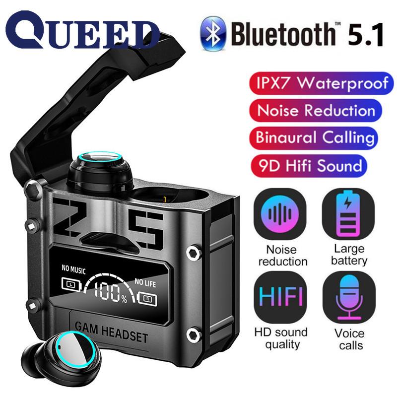 Новый продукт Bluetooth-гарнитура TWS с шумоподавлением и низкой задержкой в ​​ухе Bluetooth-гарнитура с сенсорным номером