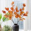 Artificial Maple Leaf Vibrant Color Simulation Plant Exquisite Realistic Maple Leaf for Home Party Decoration