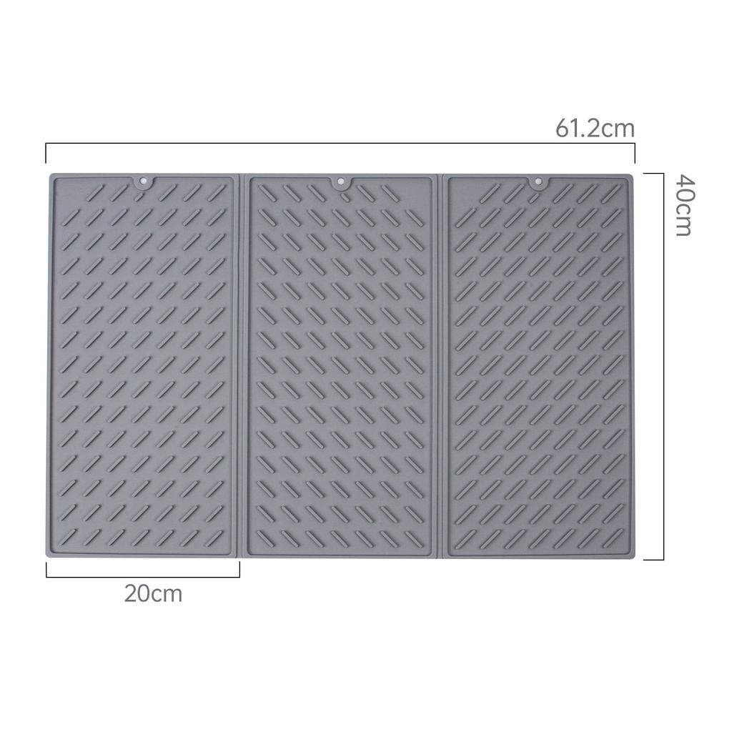 Кухонная большая толстая складная силиконовая подставка для посуды, посуда, сливная противоожоговая теплоизоляционная раковина, складной силиконовый коврик