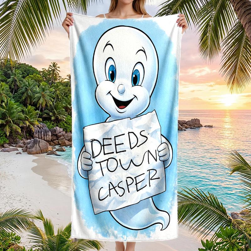 Large Beach Towel Quick Dry Absorbent Towel For Beach IndoorCasper the Friendly Ghost