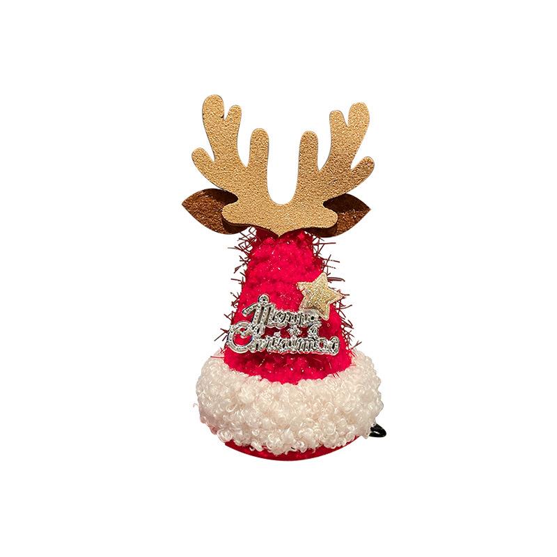 Праздничные аксессуары для волос - Рождественские заколки, шляпки, шпильки и ободки с рогами для детей и взрослых