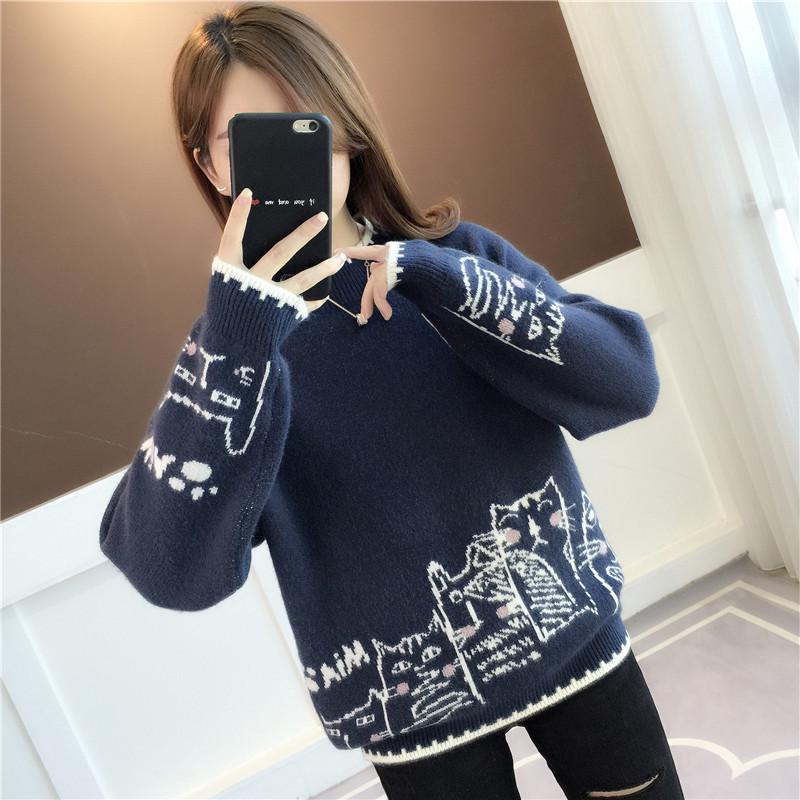 Женский свитер с полуворотом - новый зимний стиль 2024 года 