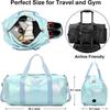 Foldable Travel Bag For Gym And Sports Use Collapsible Travel Duffel Bag Compact Sports Tote