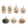 Halloween Ornament Pumpkin Shape Handmade Lantern Farmhouse Table Festival Porch Front Door Decoration