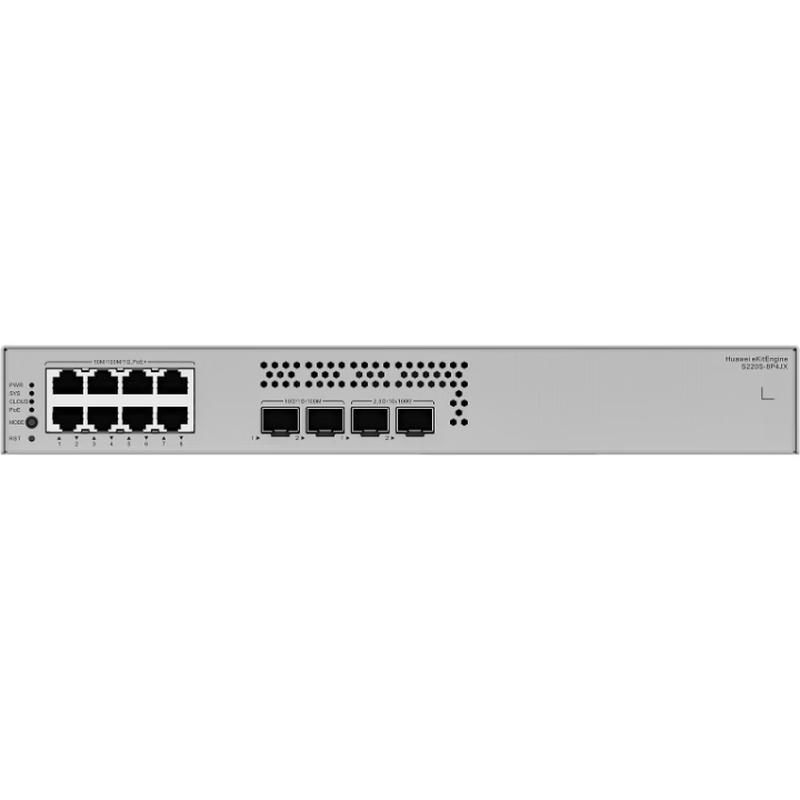 Huawei Kunling S220S-8P4JX 8-Port Gigabit Managed PoE Switch