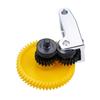 For 3D Printer P1S X1C Hardened Steel Helical Gear Extruder Gear Metal Helical Gear Assembly