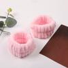 Factory Comfortable Soft Furry Elastic Head Bands Hot Sale Wash Face Spa Headband and Wrist Band