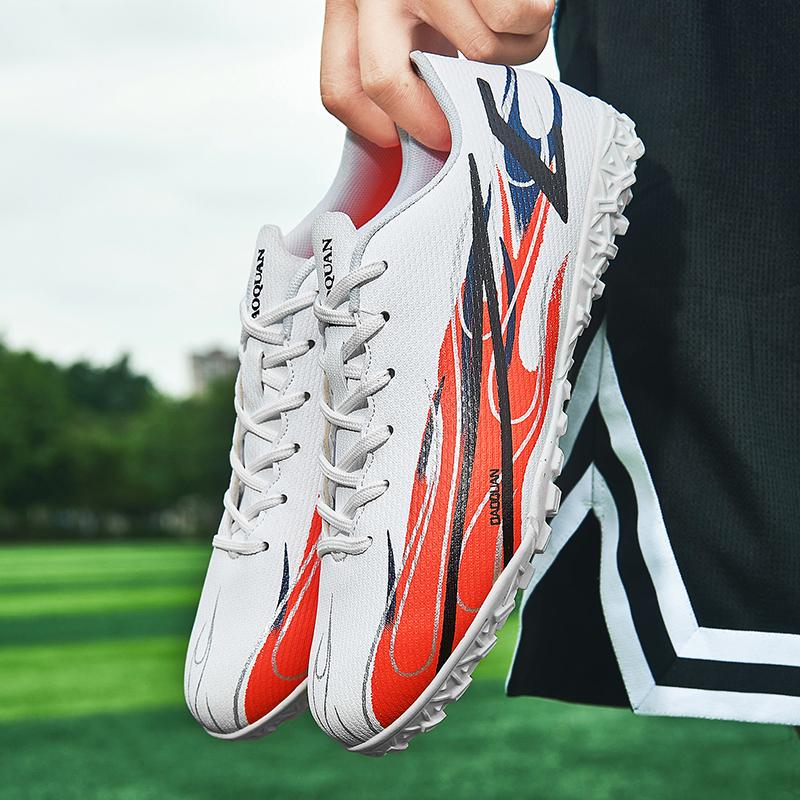 Kids Football Shoes  Broken Nails Male Teenagers Professional Artificial Grass Training Shoes Children's Football Boots