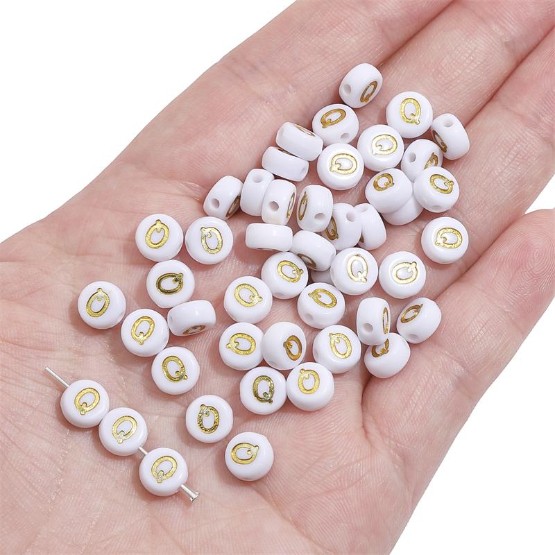 50 шт. 4x7 мм акриловые плоские бусины с буквами для серьг, браслета, ожерелья, ручная работа, аксессуары для изготовления ювелирных изделий своими руками