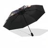 1pc Arts Asura & Elise Outdoor Umbrella - Automatic Opening/Closing, Portable 3-Fold Design, 8-Bone Iron Frame - Perfect Gift for Fans, Travelers, Dai