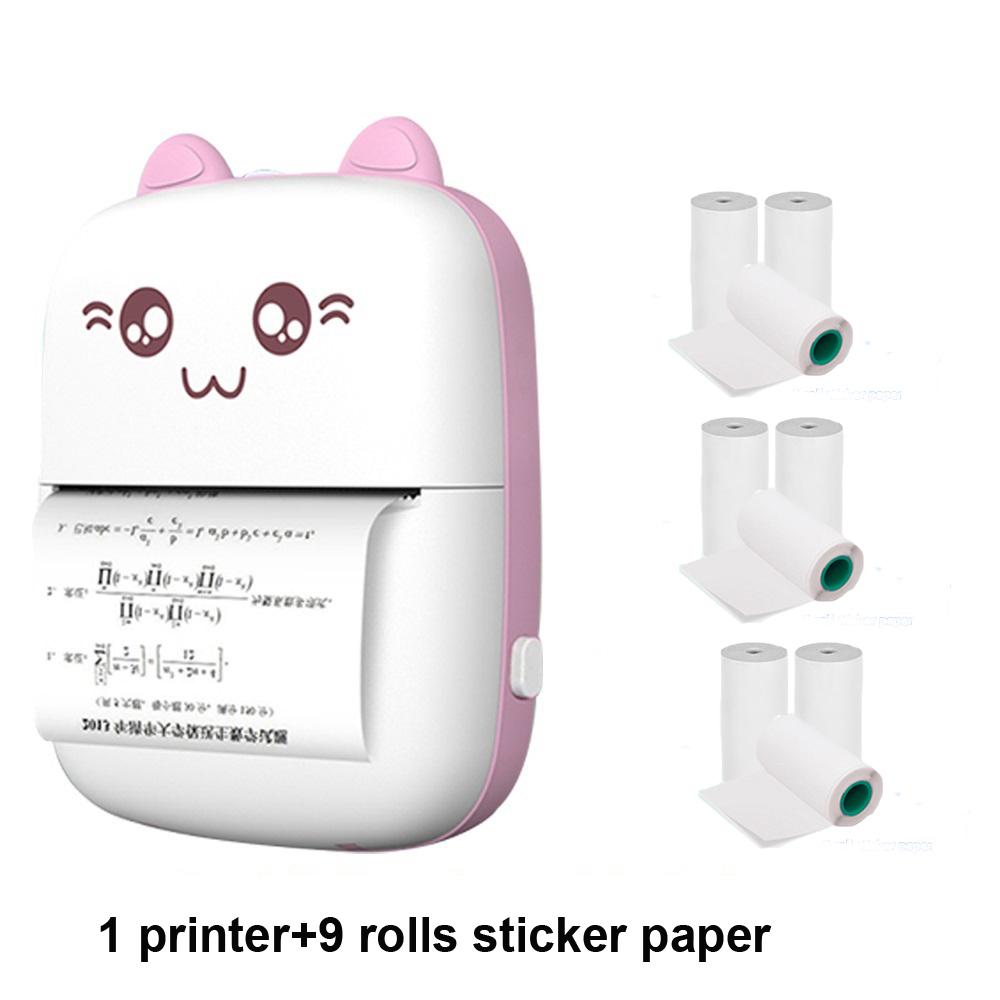 2024 Мини-термопринтер Принтер для самоклеящихся этикеток Портативный Bluetooth-принтер для фотопечати Портативный карманный принтер для Android IOS.