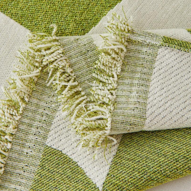 Sofa Cover Non Slip Cover Cloth Towel Dustproof Universal Cover Chenille Checkered Lazy Blanket with Delicate Exquisite Texture