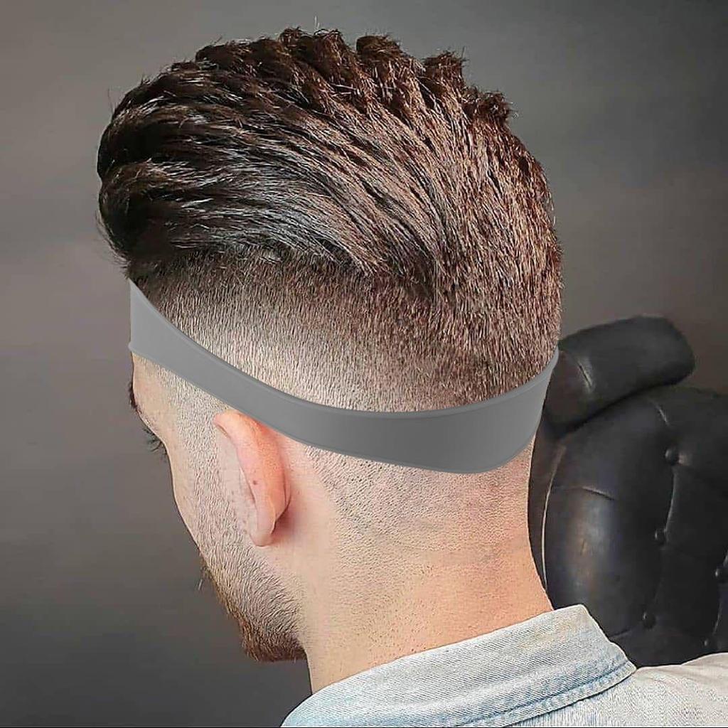 DIY Silicone Salon Neckline Shaving Template Hair Styling Home Hair Trimming Hair Trimming Guide