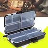Hot 9 Compartments Assorted Fishing Lure Baits Fishing Tackle Box Storage Case