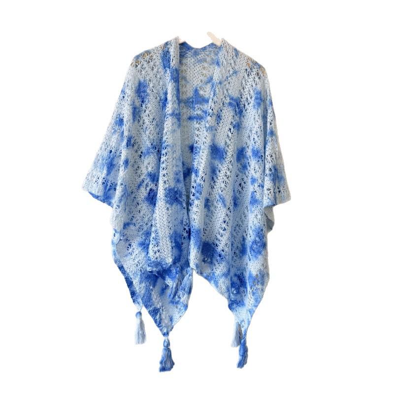 2025 Летний кардиган в этническом стиле - Женский легкий шаль для офиса и путешествий