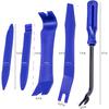 5PCS Auto Trim Removal Tool Kit, No Scratch Plastic Pry Tool Kit, Auto Trim Removal Pry Tool, Car Panel Door Window Fastener Removal Tool Set For