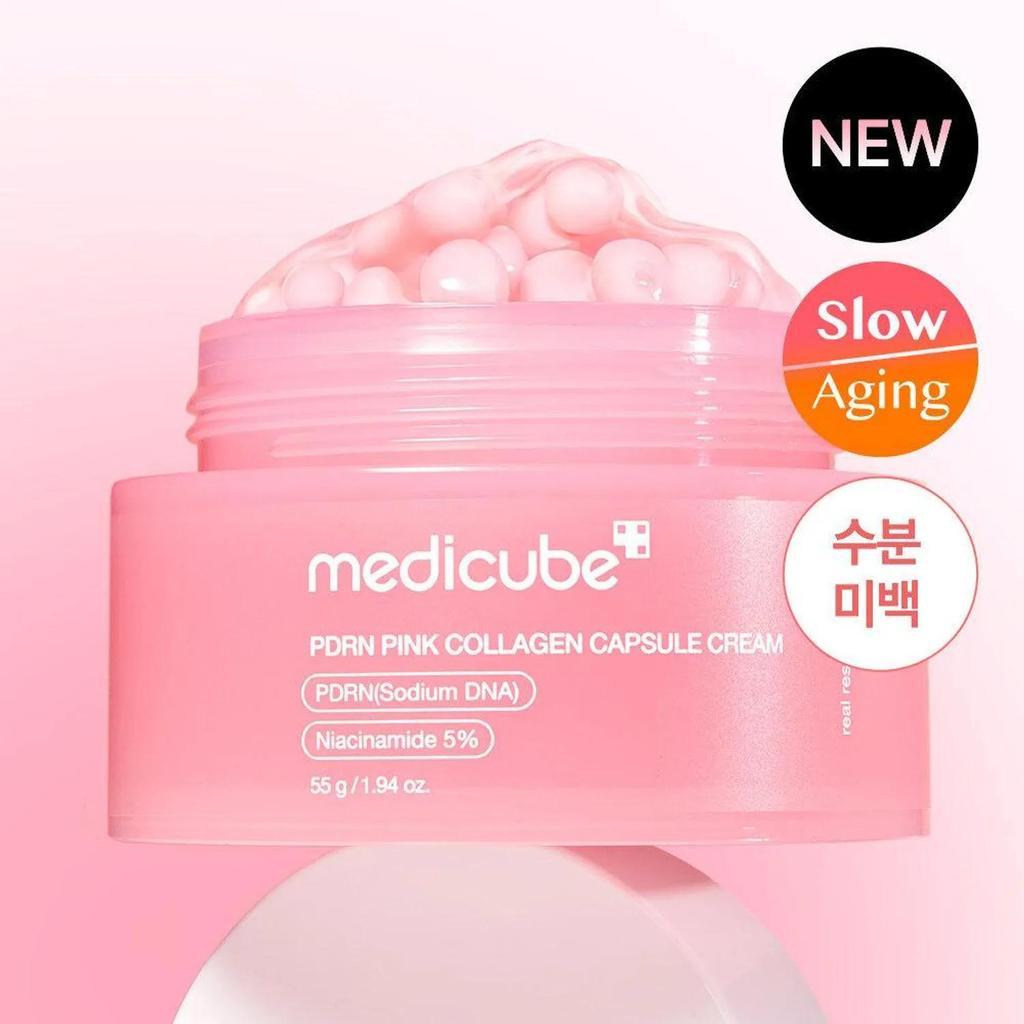 Medicube PDRN Розовый коллагеновый капсульный крем 55 г