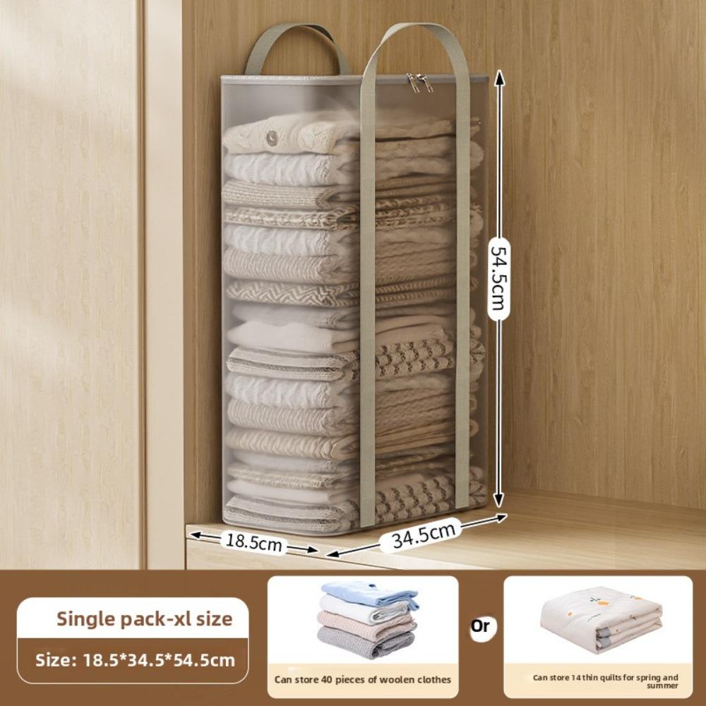 Waterproof Blanket Storage Bag Transparent Moving Storage Bag Clothing Storage Bag Household