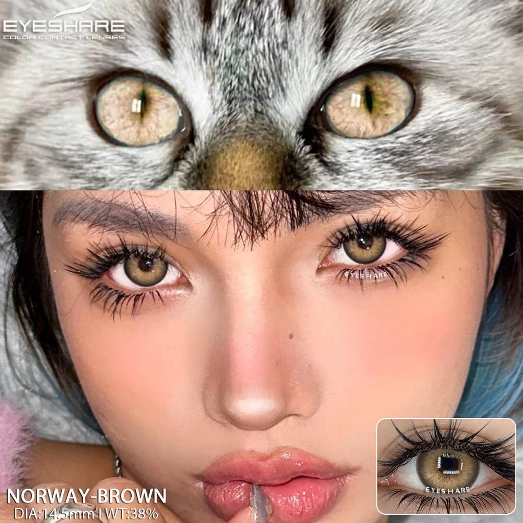 1 пара модных цветных контактных линз для глаз серые линзы для глаз голубые контактные линзы для карих глаз цветные контактные линзы для макияжа зеленые контактные линзы