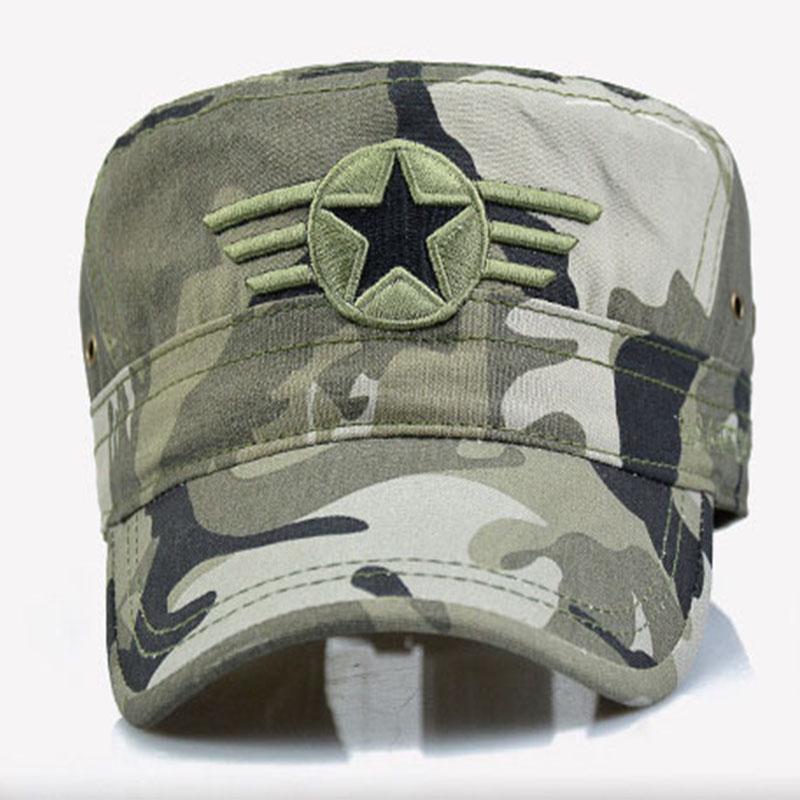 Мужская армейская кепка с камуфляжным принтом