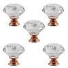 Style Glass for Drawer Dresser Crystal Pulls Handles Cabinet Knobs Door Handle Drawer Knobs