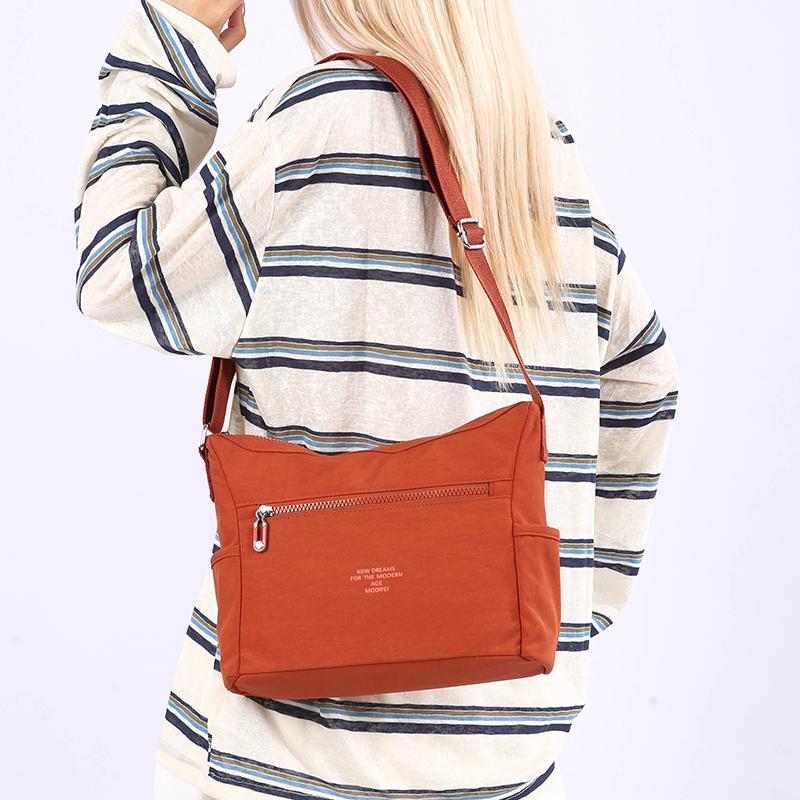 Женская наплечная сумка Легкая нейлоновая сумка Сумка кроссбоди для мамы