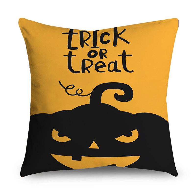 Хэллоуин тема ужас тыква мастер принт узор наволочка дома гостиная диван украшения квадратный пледы наволочка