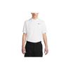 Nike Dri-Fit Victory + однотонный пуловер с воротником поло, футболка с короткими рукавами, мужские топы, белый DV8538-100
