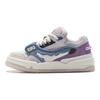 Li Ning 001 Btc Mega Versatile Retro Skate Shoes Нескользящие Износостойкие Женские Кроссовки С Амортизацией Белые Синие Фиолетовые AGCU004-3