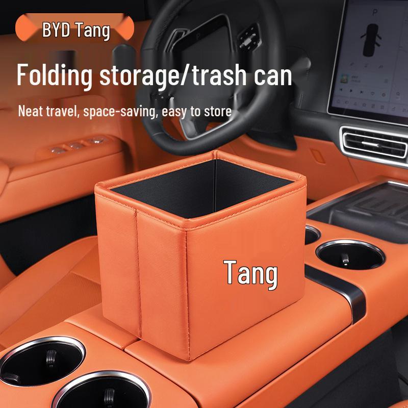 Органайзер в салон автомобиля BYD Tang EV/PRO/PLUS/L: Многофункциональный органайзер и складное мусорное ведро