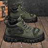 Новые модные осенние и зимние мужские высокие ботинки martin для студентов, трендовые рабочие туфли на мягкой подошве для мальчиков, кроссовки Martin с защитой труда