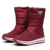 Женские зимние меховые утепленные водонепроницаемые удобные теплые непродуваемые легкие походные водонепроницаемые нескользящие полусапоги до середины икры для снега