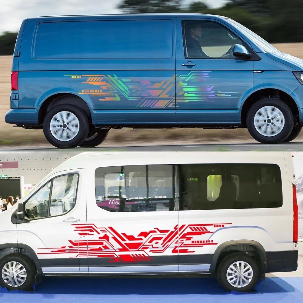 Автомобильные наклейки для Volkswagen VW Transporter Caravelle T3 T4 T 5 6 Автодом Полосы Графика Виниловая наклейка Аксессуары для тюнинга авто