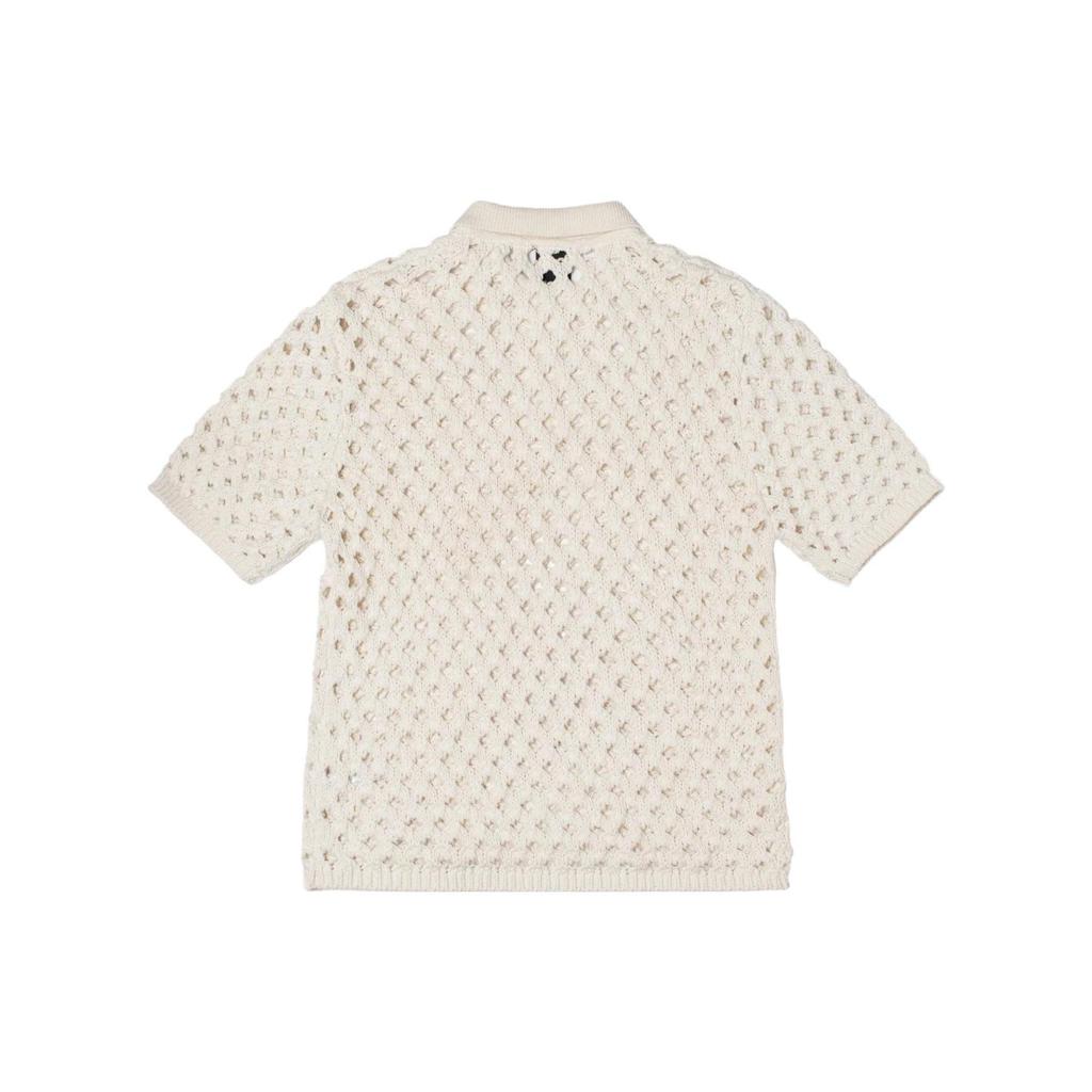 Stussy Big Mesh cotton polo jumper 117178