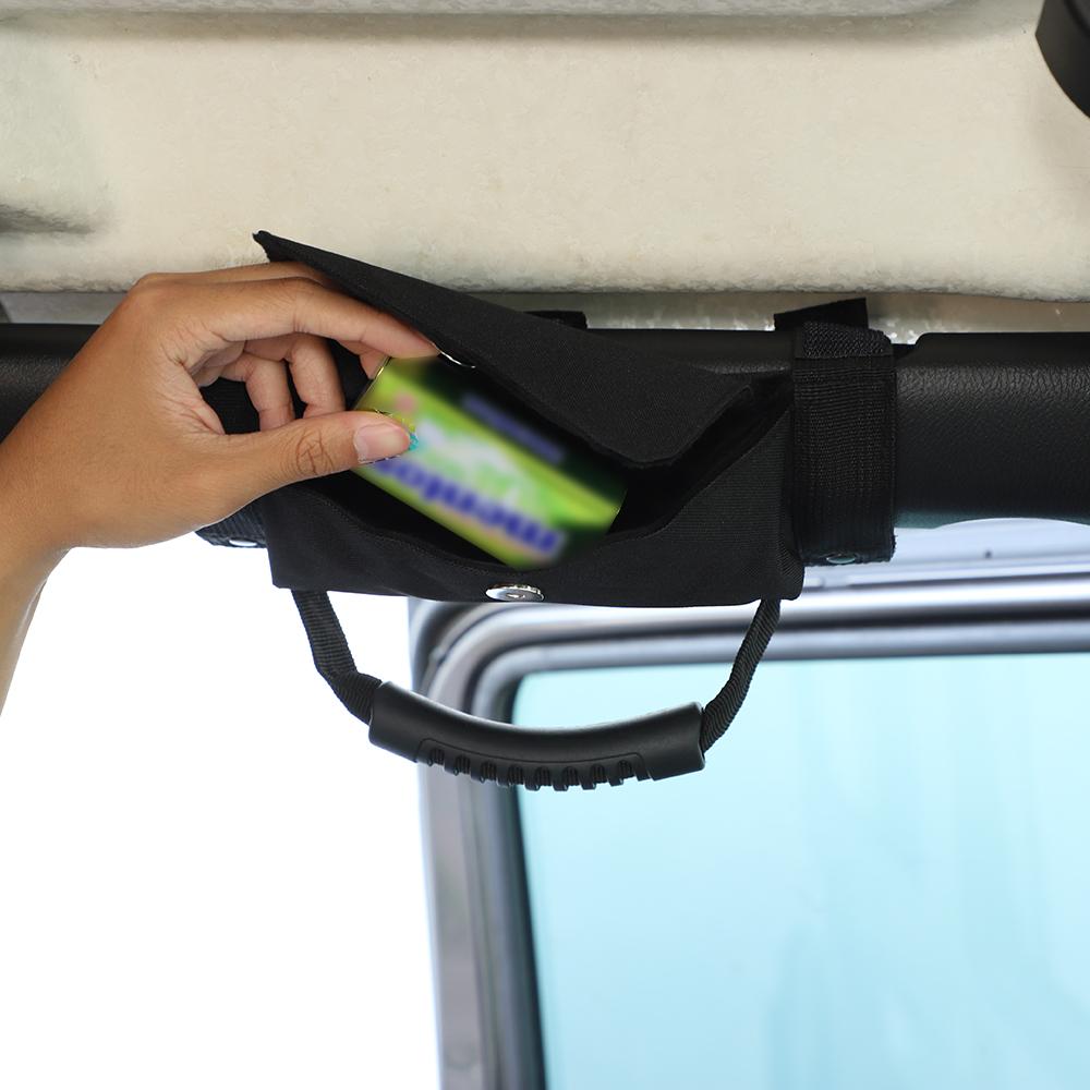 Верхняя ручка для захвата двери автомобиля с сумкой для хранения для Jeep Wrangler BJ40 Аксессуары для интерьера