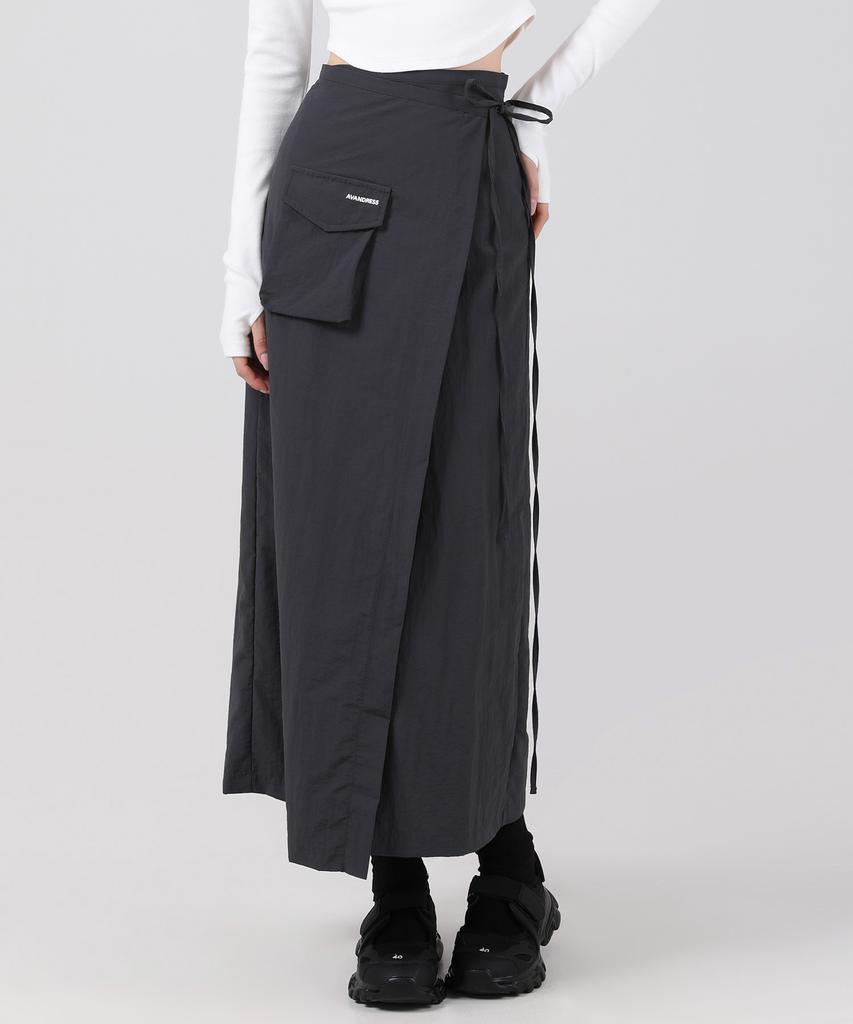 Urban Dress Greta Pocket Wrap Skirt Black