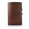Leather-covered System Planner with Holder, Perfect for Business, Note-taking, and As a Job-hunting Gift (brown)