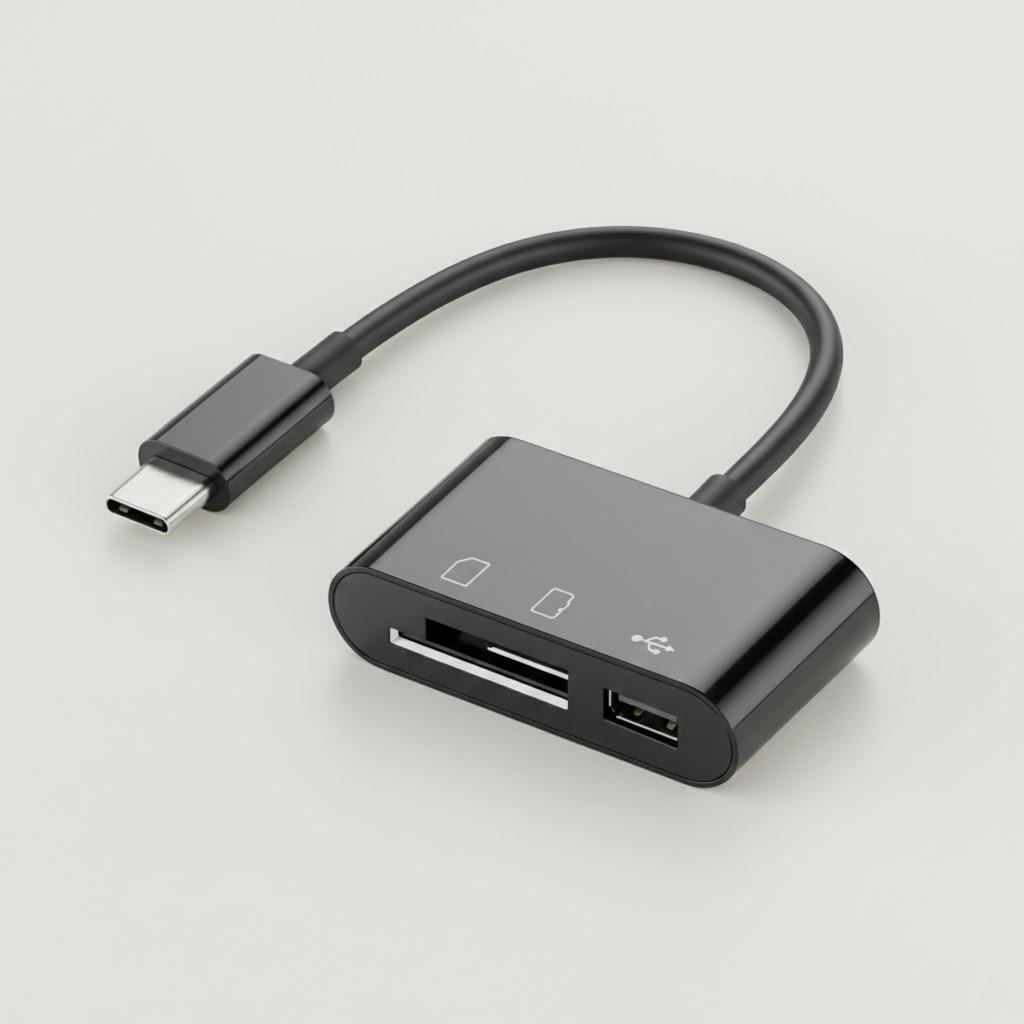3-в-1 Адаптер-кардридер SD TF Card USB 2.0 3.0 для MacBook Pro Ноутбука ПК Камеры Мобильных Телефонов
