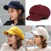 Vintage Style Wool Beret Hat For Women With Sun Protection For Autumn Winter Fashion