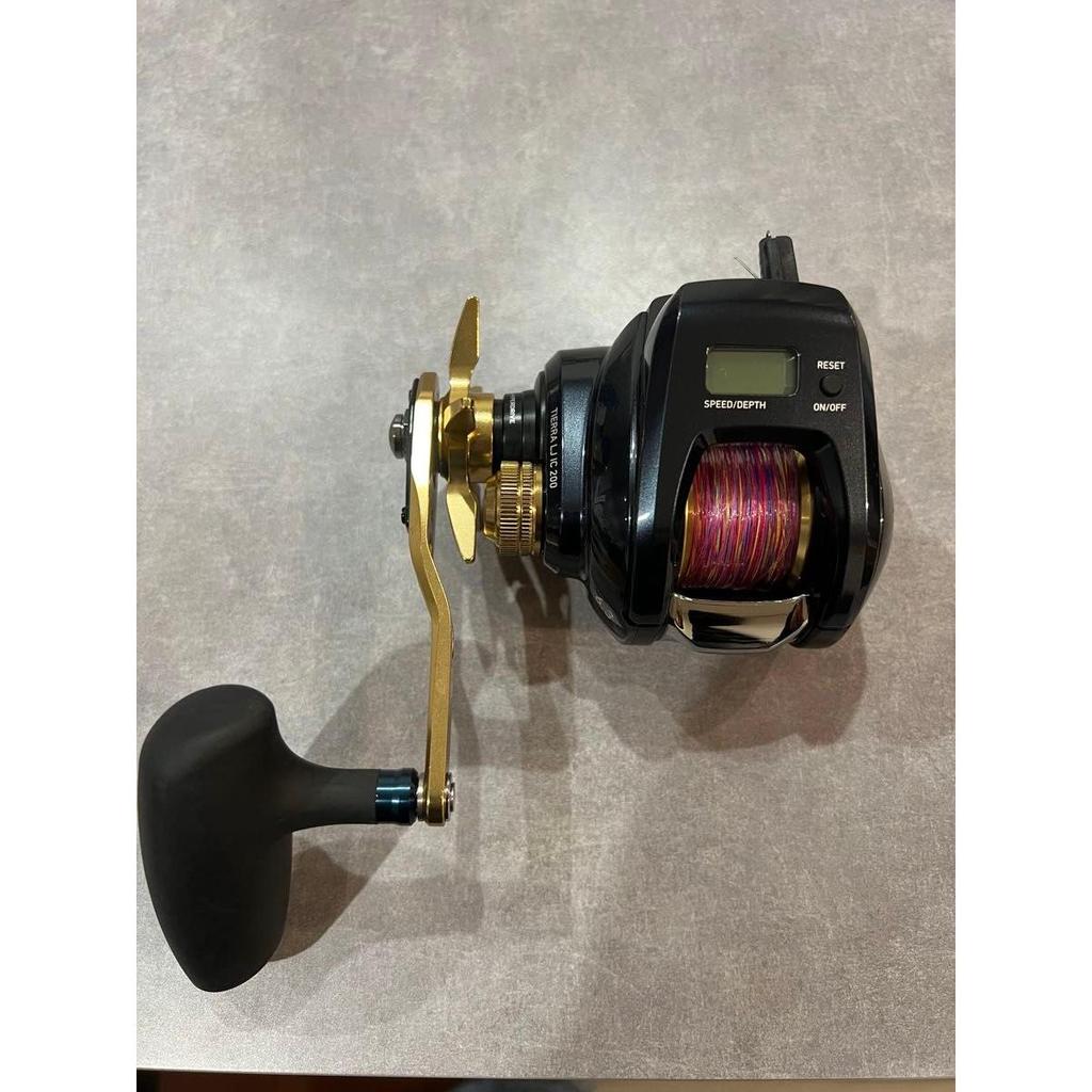 Used Daiwa 23 Tierra LJ IC 200L Bait reel left handle
