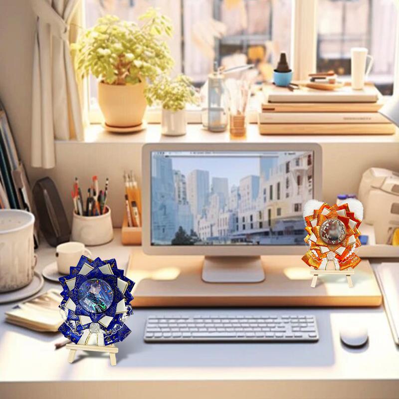 1PC Fabric Ins Style Handmade Diy Badge Holder Anime Peripheral Barrette Holder Cute Cat Ear Display Holder Multi-Colour