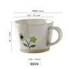 Ретро керамическая кружка с цветочным узором, расписанная вручную, кофейная кружка, бытовая чашка для воды, чайная чашка, офисные чашки для молока и чая, чашки для напитков