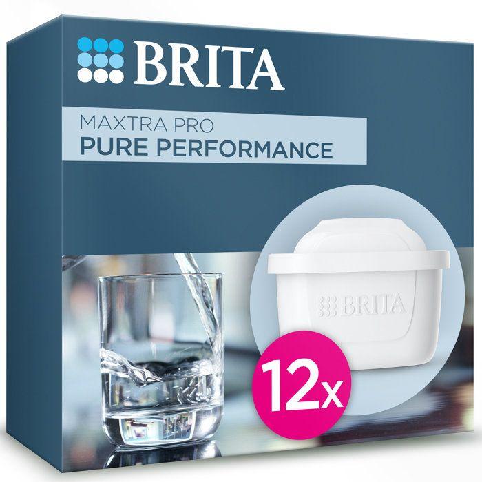 BRITA MAXTRA PRO Pure Performance Filter Cartridge - Pack of 12 - Original Replacement for All BRITA Jugs